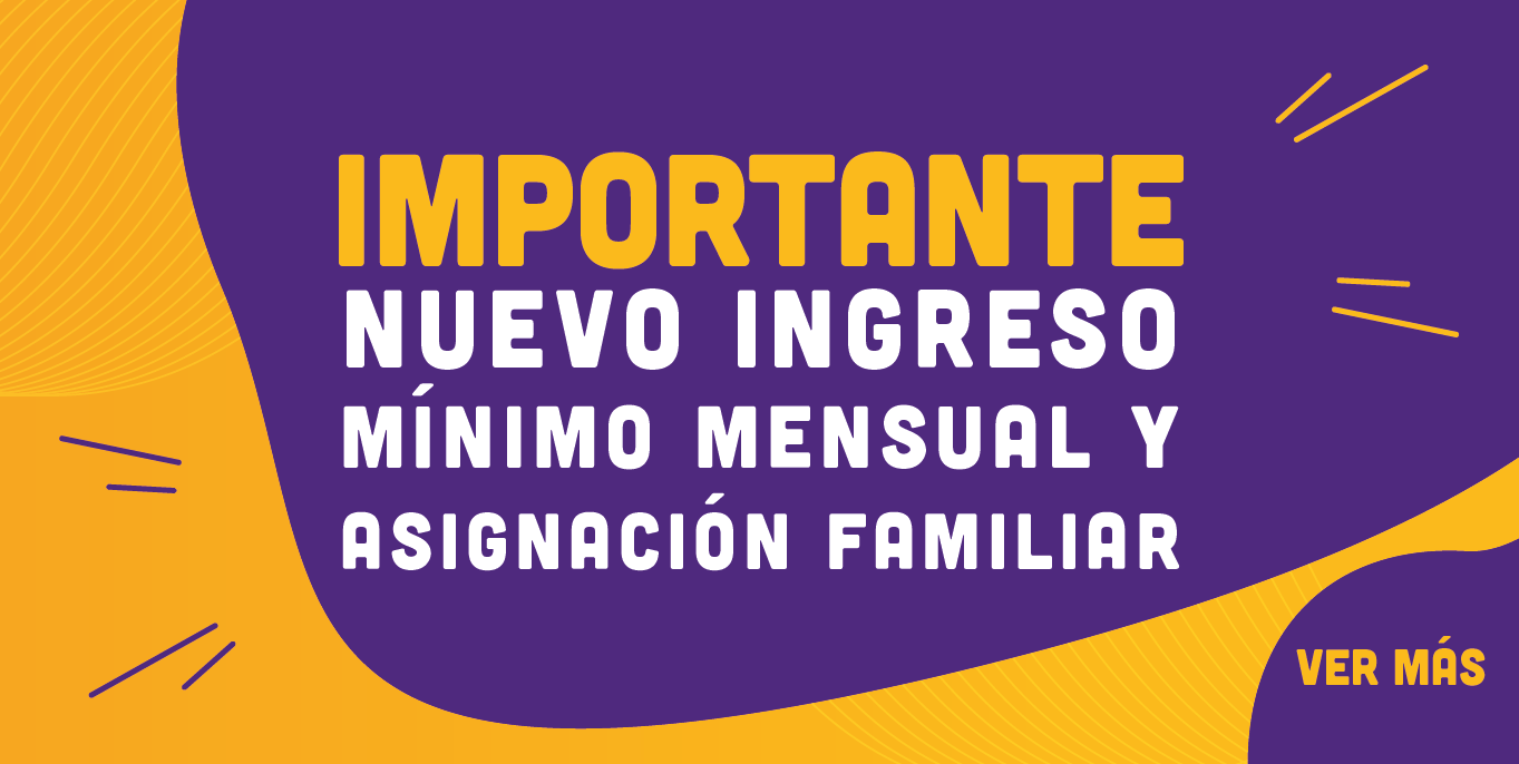 Nuevo Ingreso Mínimo Mensual y Tramos de Asignación Familiar 